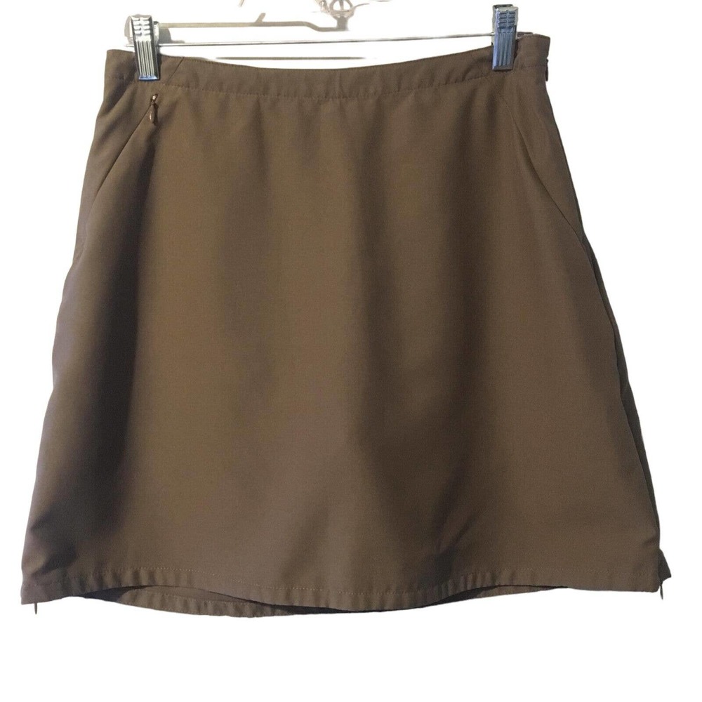 Patagonia Golf Tennis Skirt Short Skort Size 4 Brown Athleisure